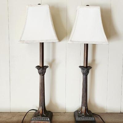 Matching table lamps 29 x 9 x 9
