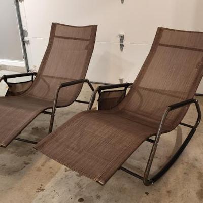 Outdoor rocker reclinger