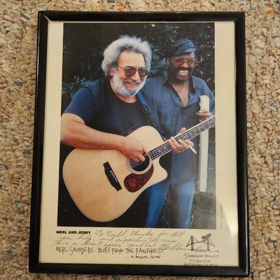 Autographed merl saunders with garcia