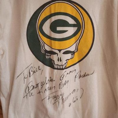 Fuzzy thurston autographed t shirt