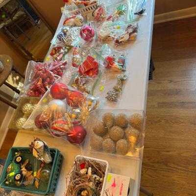 Sale Photo Thumbnail #42: vintage ornaments-shiny brite, felt