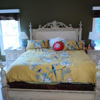 Sale Photo Thumbnail #3: horchow king bed and bedroom suite