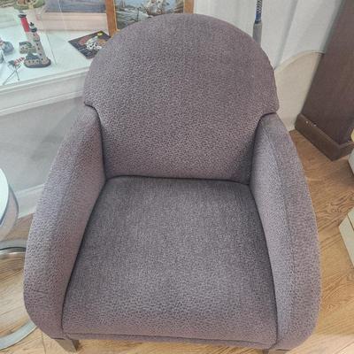 Plum colored chairs. Two