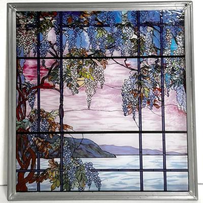 Metropolitan Museum Art MMA Stained Glass View Of Oyster Bay 13x12
