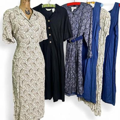 Vintage Orvis Dresses (6) - 1 New with Tag - Size L & XL