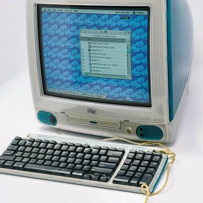 Vintage Apple iMac G3 Desktop Computer - Works!