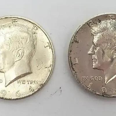 90% Silver 1964 Kennedy Half Dollars
