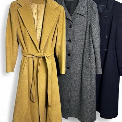 Vintage Regency Camel Hair, Arlette, & Images By I&A Coats (3) - Size S & L