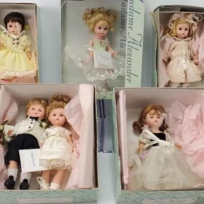 Madame Alexander 8" Dolls In Box: Lavender & Spring Bouquet, Ring Bearer, More