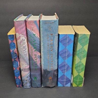 Harry Potter Books: 3 First American Editions & 3 Paperbacks