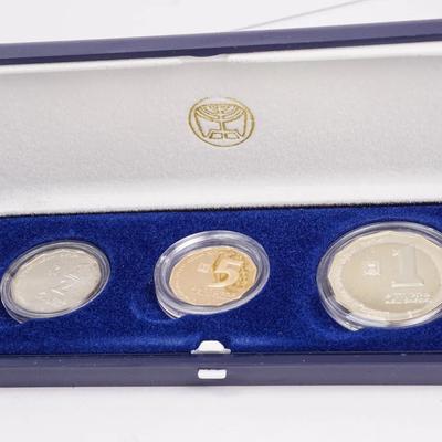Jericho Set: 900 Gold & 850 Silver Israeli Coins, 1987