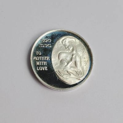 925 Silver To Mother With Love Israeli State Medal