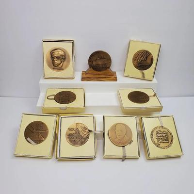 Vintage Bronze Israel State Medals (9)
