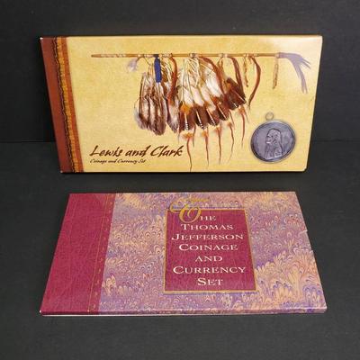 Lewis & Clark And Thomas Jefferson Coinage And Currency Sets