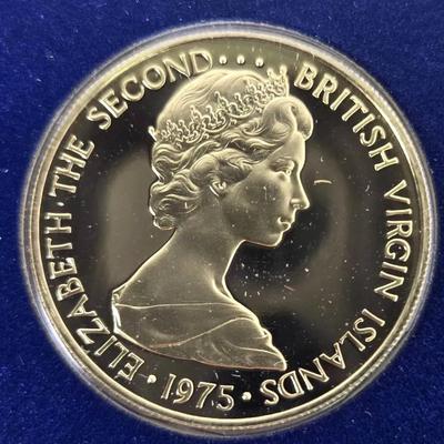 1975 British Virgin Island $100 Gold Coin (.900 Fine), Uncirculated Mint Condition with Certificate