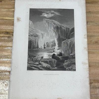 Antique lancaster sound" etching