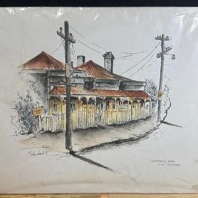 Kathy smith waverly street lithograph