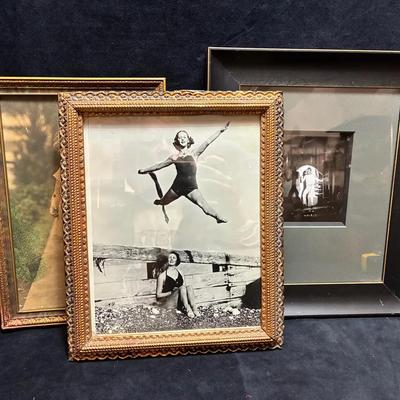 Framed vintage photos