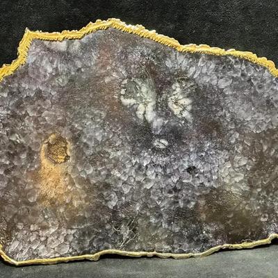 Anthropologie agate cheese board