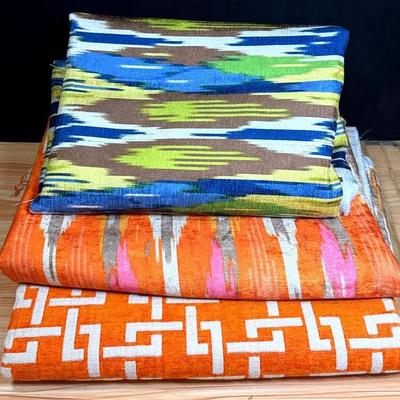 Iman painted pavilion home decor fabric