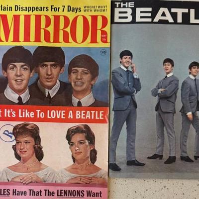 Beatles 1964 Advance Program US Tour Program And A 1964 TV Radio Mirror Magazine With Beatles