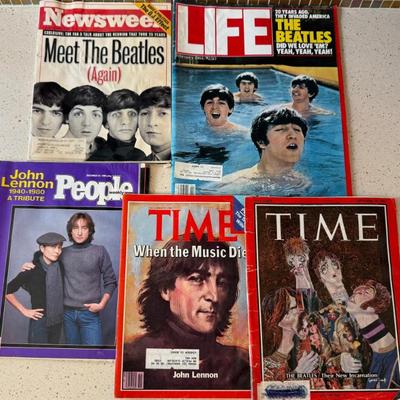 Time Magazine, News Week, People, And Life - Beatles And John Lennon 1967-95