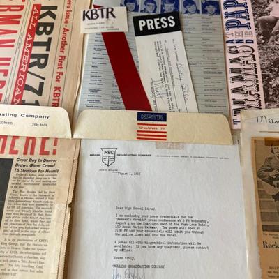 1966 Herman's Hermit's Press Kit And Ticket Stub, Mama's & Papa's 1966 Concert Book And Ticket Stub Denver