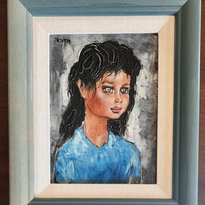 Small Vintage Original Signed Roth Portrait Of Boy In Frame
Small Vintage Original Signed Roth Portrait Of Boy In Frame