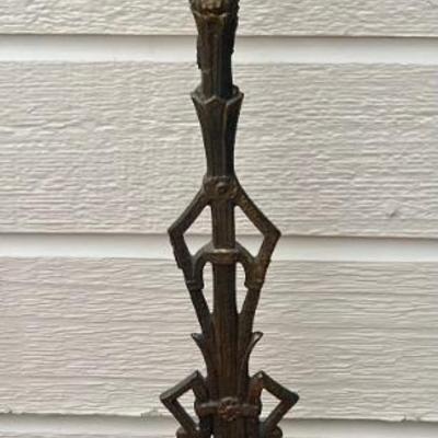 Art Deco Cast Iron 24" Smoking Stand