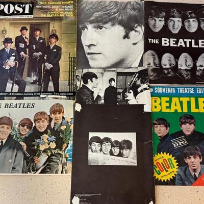 Post Magazine August 1964 Beatles, Assorted Beatles Pictures, Pages Out Of Magazines, And More