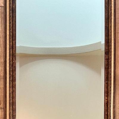 Decorative Gold Tone 29.75" X 41.5" Beveled Wall Mirror