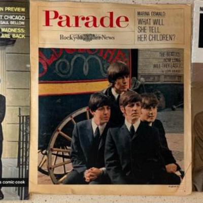 Rocky Mountain News Parade August 1964 Beatles Insert, Beatles Round The World 1964, The Post Beatles 1964