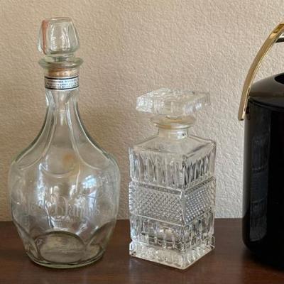 (2) Vintage Decanters - Jack Daniels 1980 - (2) Ice Buckets