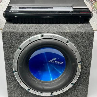 Audiopipe 12 Inch Subwoofer With Sony XM-GTR2022 2/1 Channel 1200W Amp