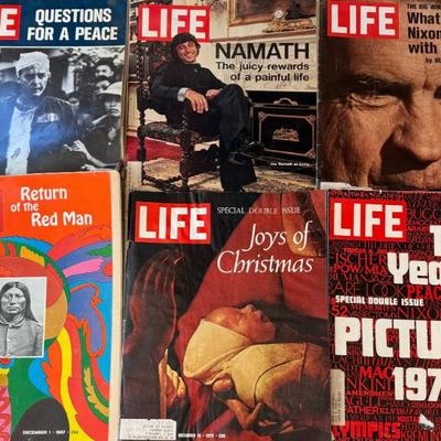 (6) 1967-72 Life Magazines - Return Of The Red Band, Nixon Nameth, Year In Pictures
(6) 1967-72 Life Magazines - Return Of The Red Band,...