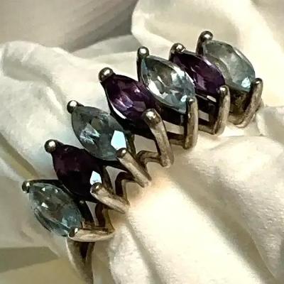 Marquise ring stamped 925 cna