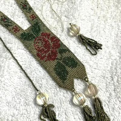 For restoration beaded tassel necklace