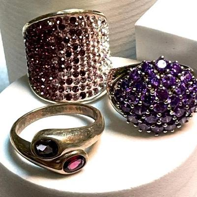 Ring trio silver with attitude