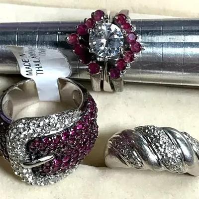 Bold rings belt solitaire & other