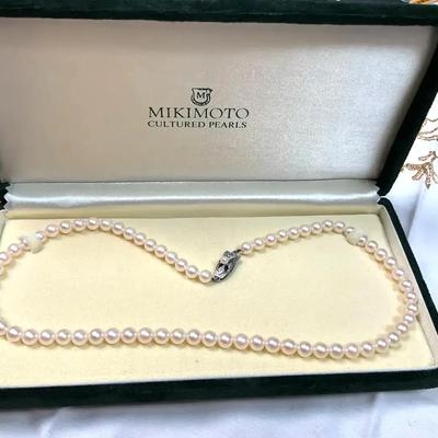 Mikimoto pearl strand