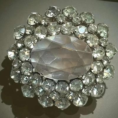 Vintage rhinestone brooch