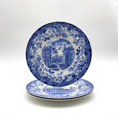 Sale Photo Thumbnail #24: Three Wedgwood Harvard plates