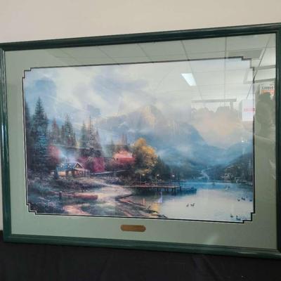 Thomas Kinkade's The End Of A Perfect Day III Framed Print