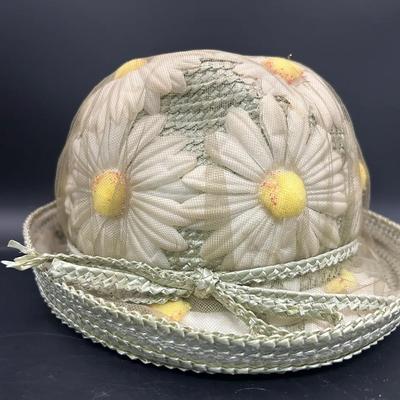 Vintage Veiled Floral Hat Styled By Coralie