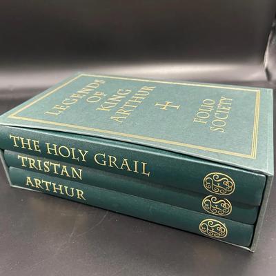 Legends Of King Arthur Set Of 3 Books Published By The Folio Society