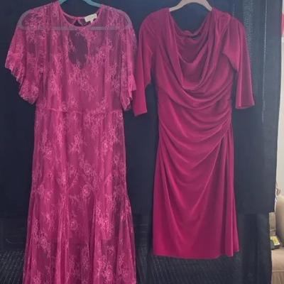 Jones New York Ruched Waisted Dress 12 & Melloday Lace Dress XL