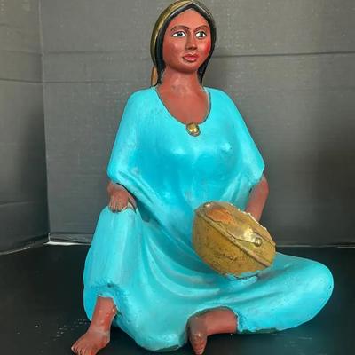 Vintage Mexican Folk Art Clay Sculpture