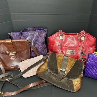 Collection Of Purses Featuring Mateus and Steve Madden Brands