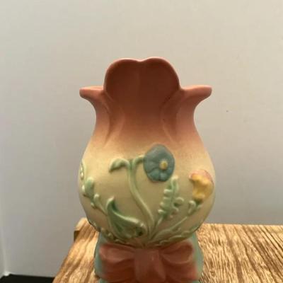 Vintage Hull Pottery Bow Knot Vase
