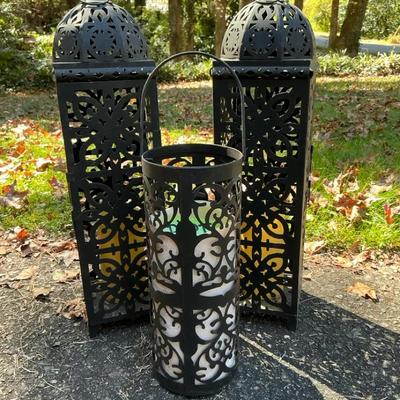 Outdoor Hanging Lantern Plant Stand
